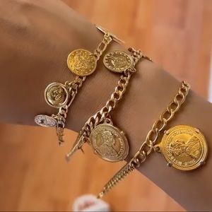 Coin Chain Bracelets
